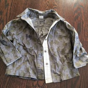 Egg baby button down